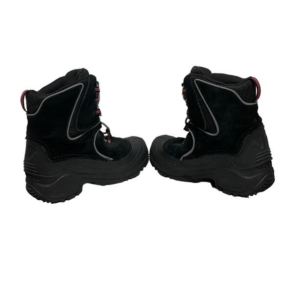 Columbia Bugaboot Celcius‎ Insulated Winter Black Red Boots Size 2 - Picture 5 of 8